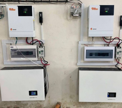 MENRED ESS and SRNE Inverter Integration A Perfect Match with Li-ion Battery 100Ah